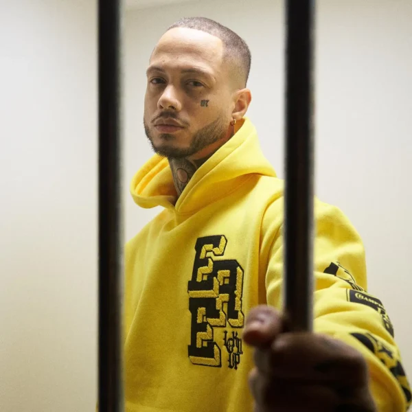 Ere Studios Locked Up Zipper Hoodie Gelb 2