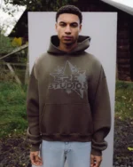 Ere Studios Logo Hoodie Braun 1