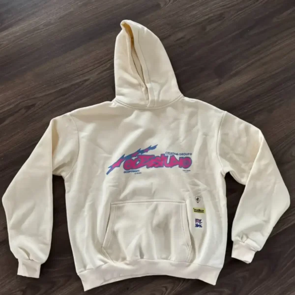 Ere Studios Midnight Trackie Hoodie Creme 2