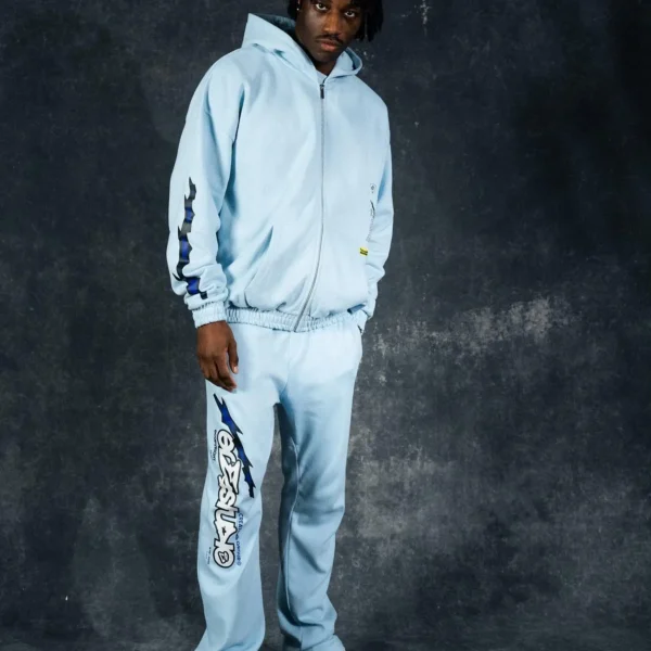 Ere Studios Midnight Trackie Hoodie Himmelblau 1