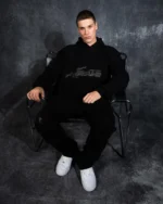 Ere Studios Midnight Trackie Hoodie Schwarz 1