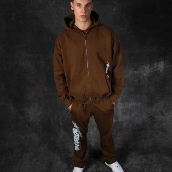 Ere Studios Midnight Trackie Hose Braun 1