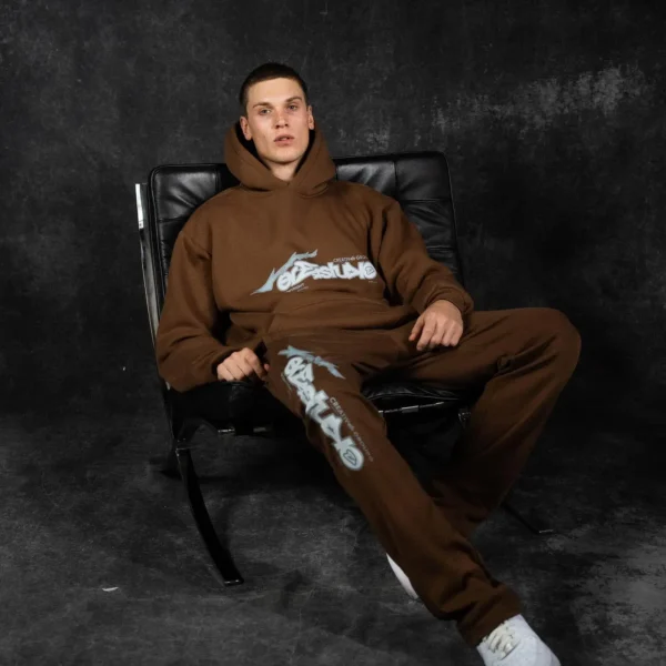 Ere Studios Midnight Trackie Hose Braun 2
