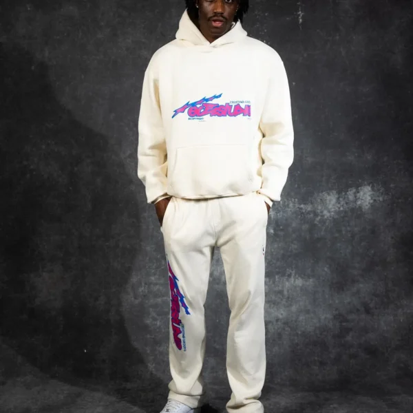 Ere Studios Midnight Trackie Hose Creme 2
