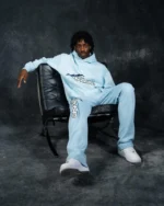 Ere Studios Midnight Trackie Hose Himmelblau 1