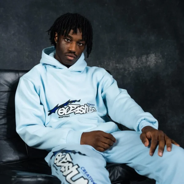 Ere Studios Midnight Trackie Hose Himmelblau 2