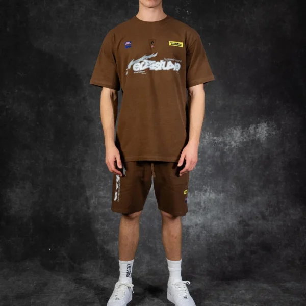 Ere Studios Midnight Trackie T Shirt Braun 1