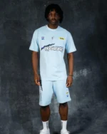 Ere Studios Midnight Tracksuit Short Set Himmelblau 1