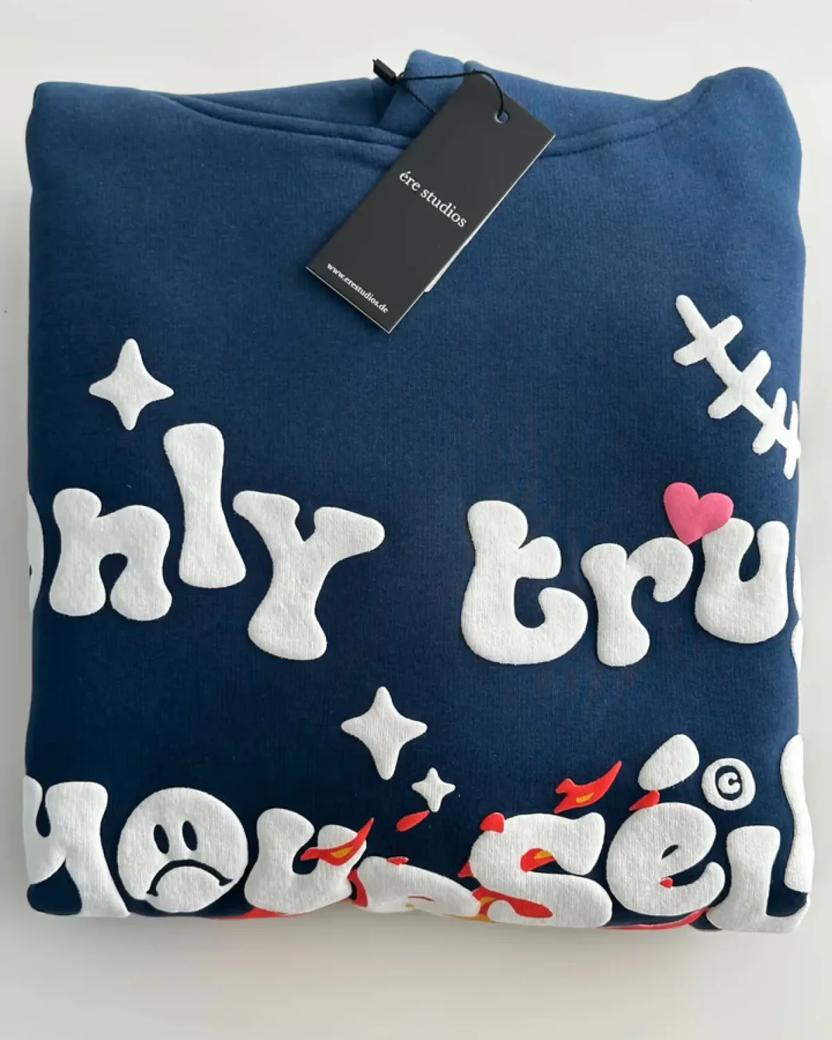 Ere Studios Only Trust Yourself Hoodie Marineblau 1