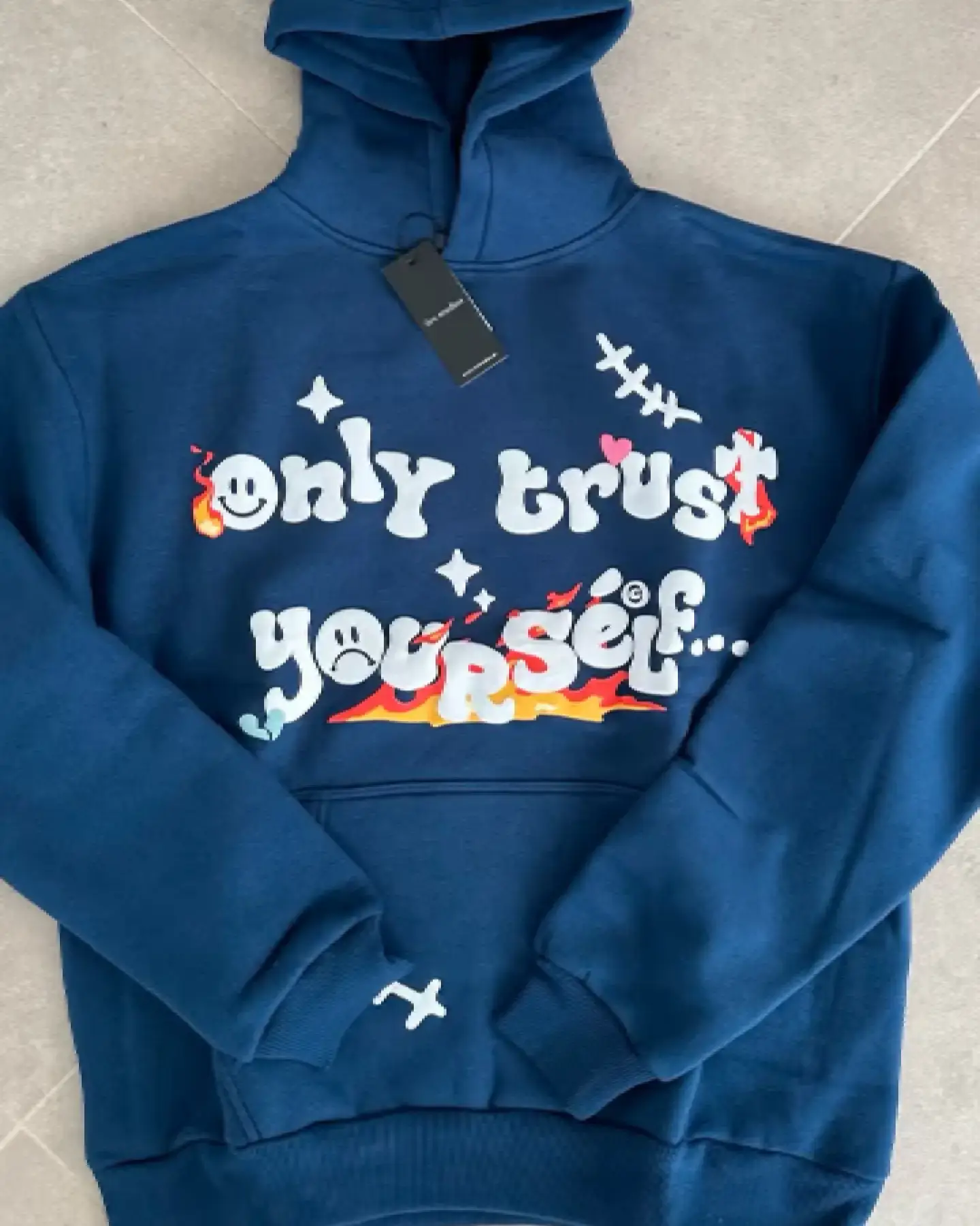 Ere Studios Only Trust Yourself Hoodie Marineblau 2