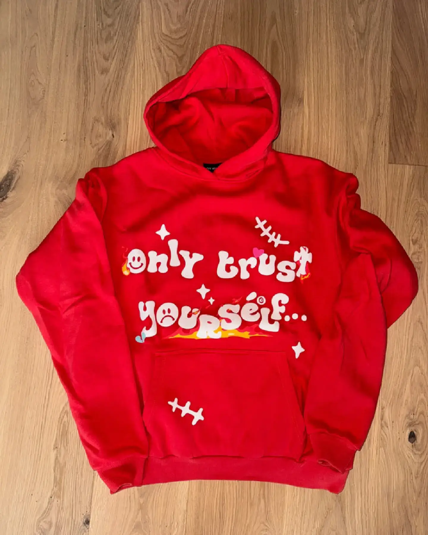 Ere Studios Only Trust Yourself Hoodie Rot 3