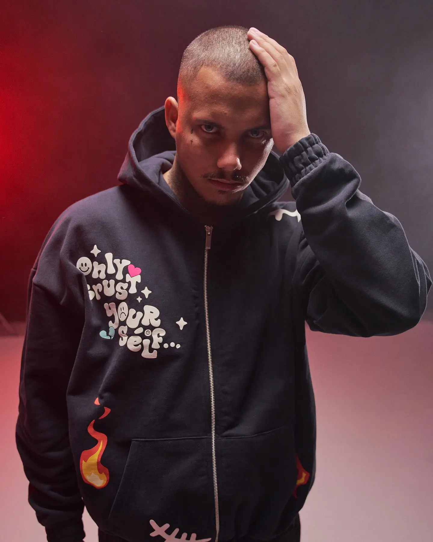 Ere Studios Zipper Hoodie Schwarz 3