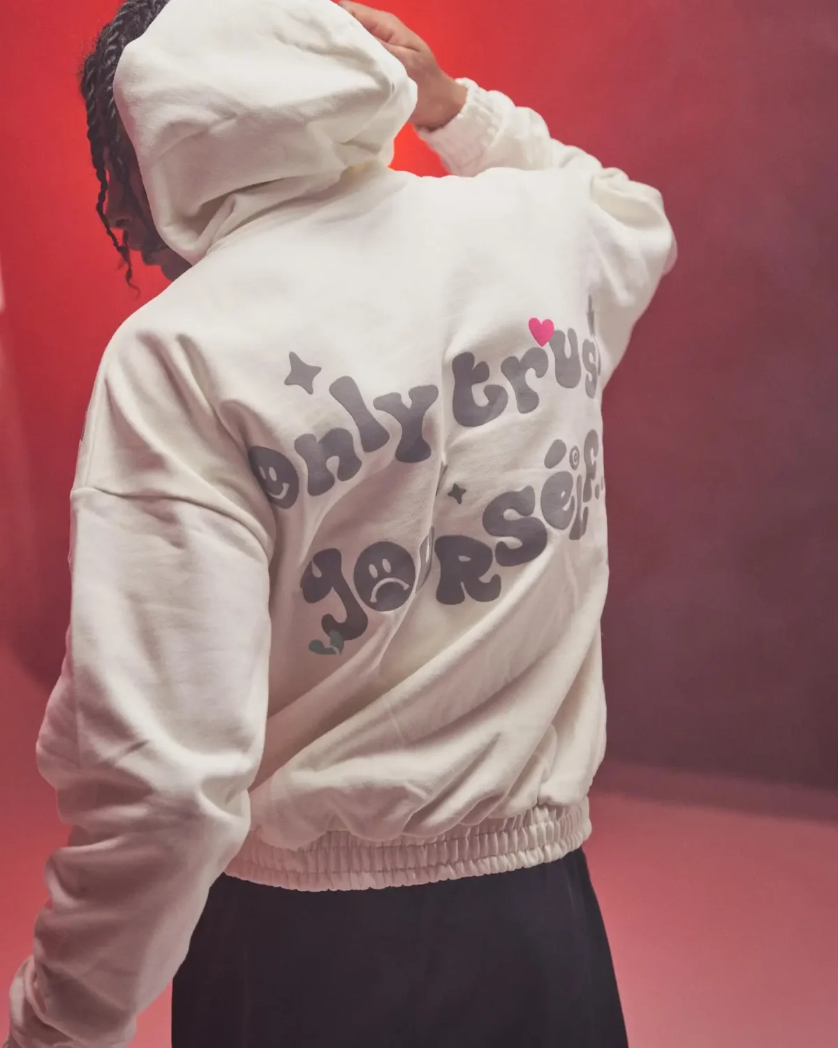 Ere Studios Zipper Hoodie Weis 1